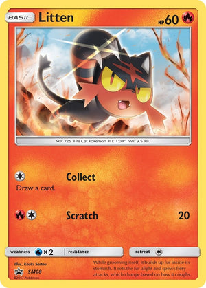 Promo Litten - SM08 [SM08 Near Mint ]