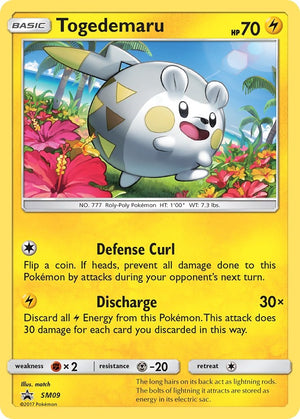 Promo Togedemaru - SM09 [SM09 Near Mint ]