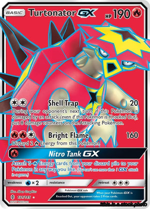 Holofoil Turtonator GX (Full Art) [131/145 Near Mint ]