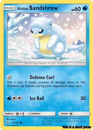 Common Alolan Sandshrew [19/145 Lightly Played ]