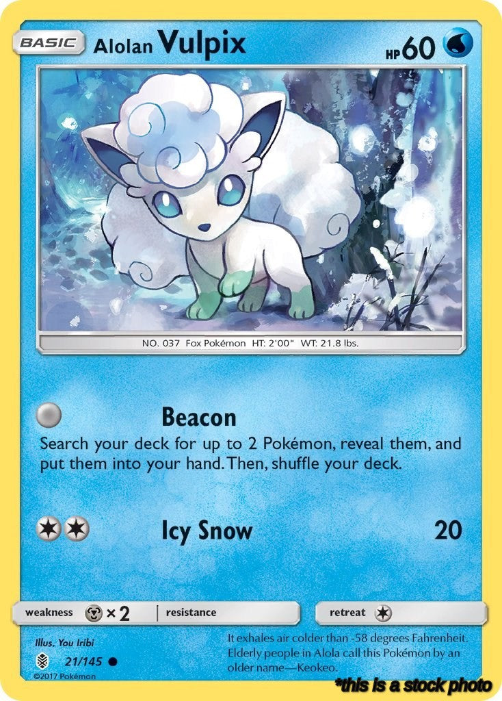 Normal Alolan Vulpix [21/145 Near Mint ]