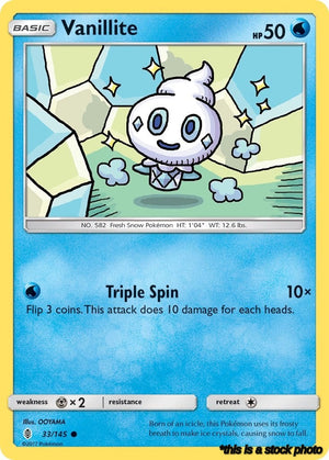 Normal Vanillite [33/145 Near Mint ]