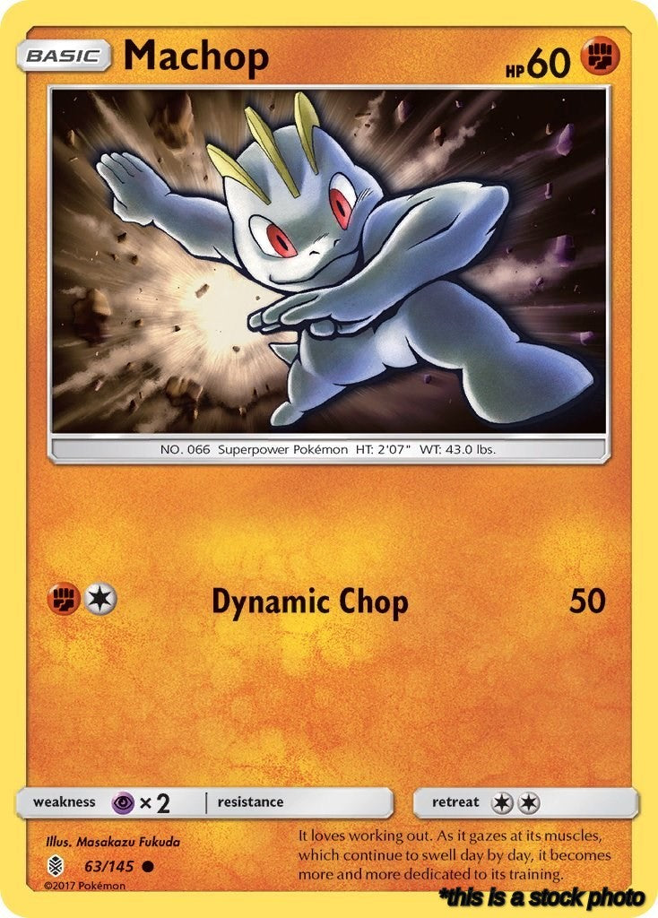 Common Machop (63) [63/145 Lightly Played ]
