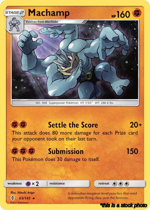 65/145 Machamp Holo Rare Holofoil