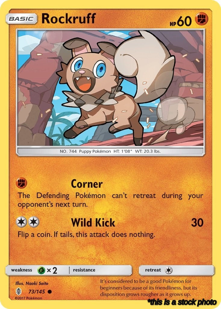 Common Rockruff [73/145 Near Mint ]