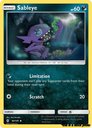 Normal Sableye [80/145 Near Mint ]