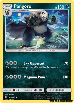 Normal Pangoro [82/145 Lightly Played ]