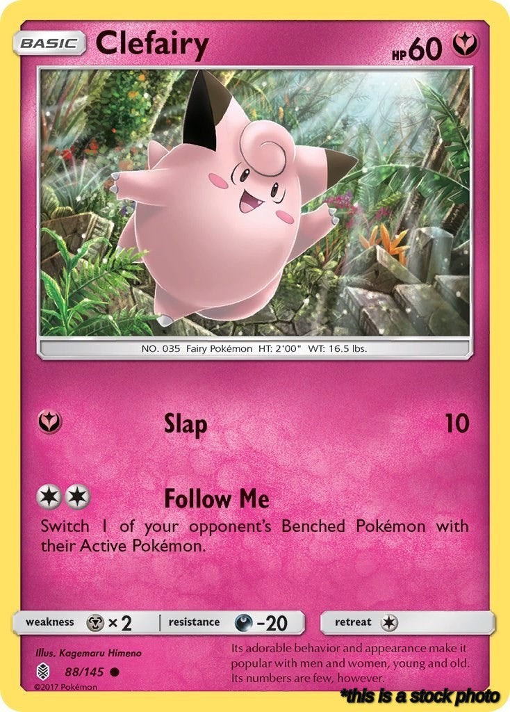 Reverse Holofoil Clefairy [88/145 Near Mint ]