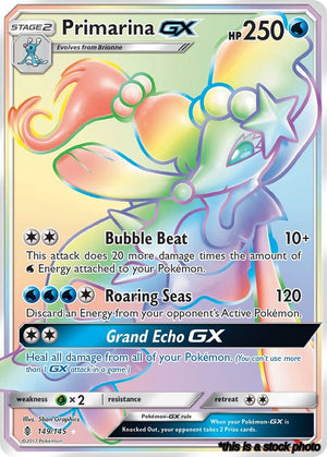 Holofoil Primarina GX (Secret) [149/145 Lightly Played ]