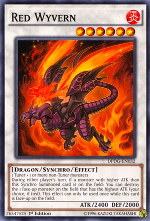 1st Edition Red Wyvern [DPDG-EN032 Lightly Played] Common / Short Print