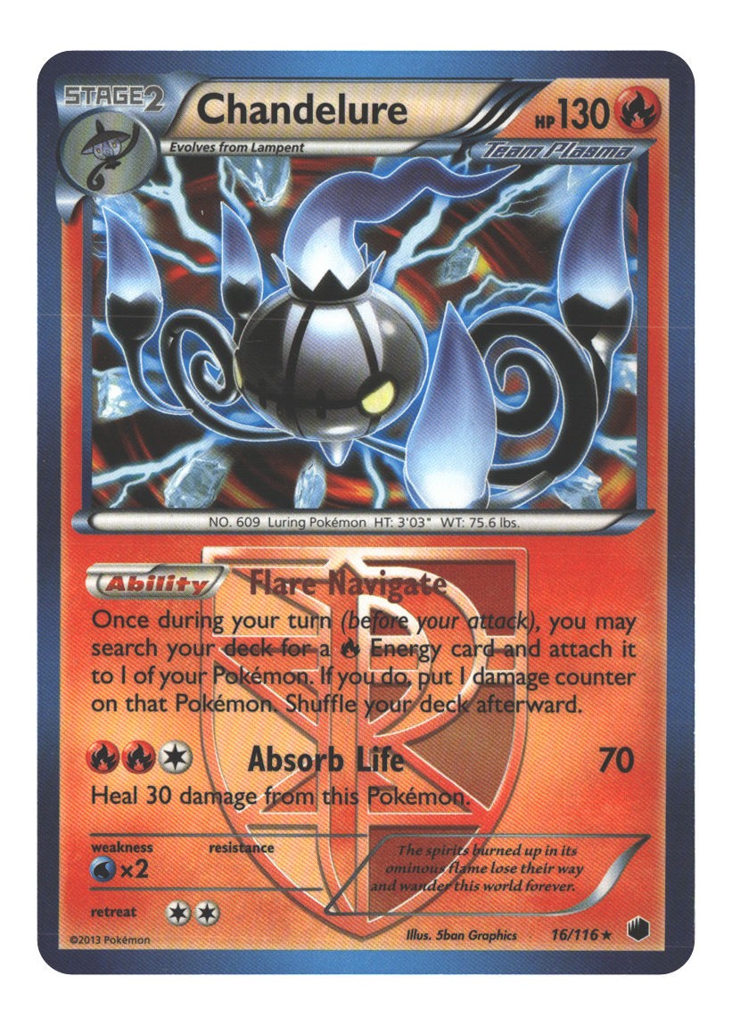 Chandelure - 16/116 (BW Plasma Freeze)
