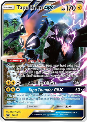 Promo Tapu Koko GX - SM50 [SM50 Near Mint ]