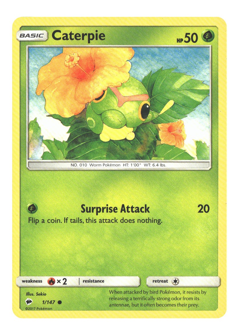 1/147 Caterpie Common Normal
