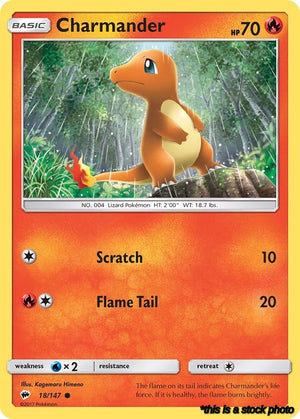 Common Charmander [18/147 Near Mint ]