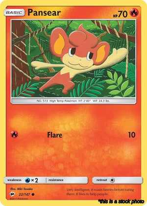 22/147 Pansear Common Reverse Holofoil