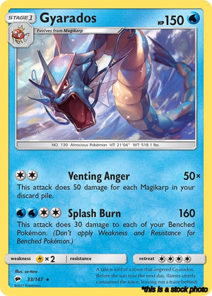 Holofoil Gyarados [33/147 Near Mint ]