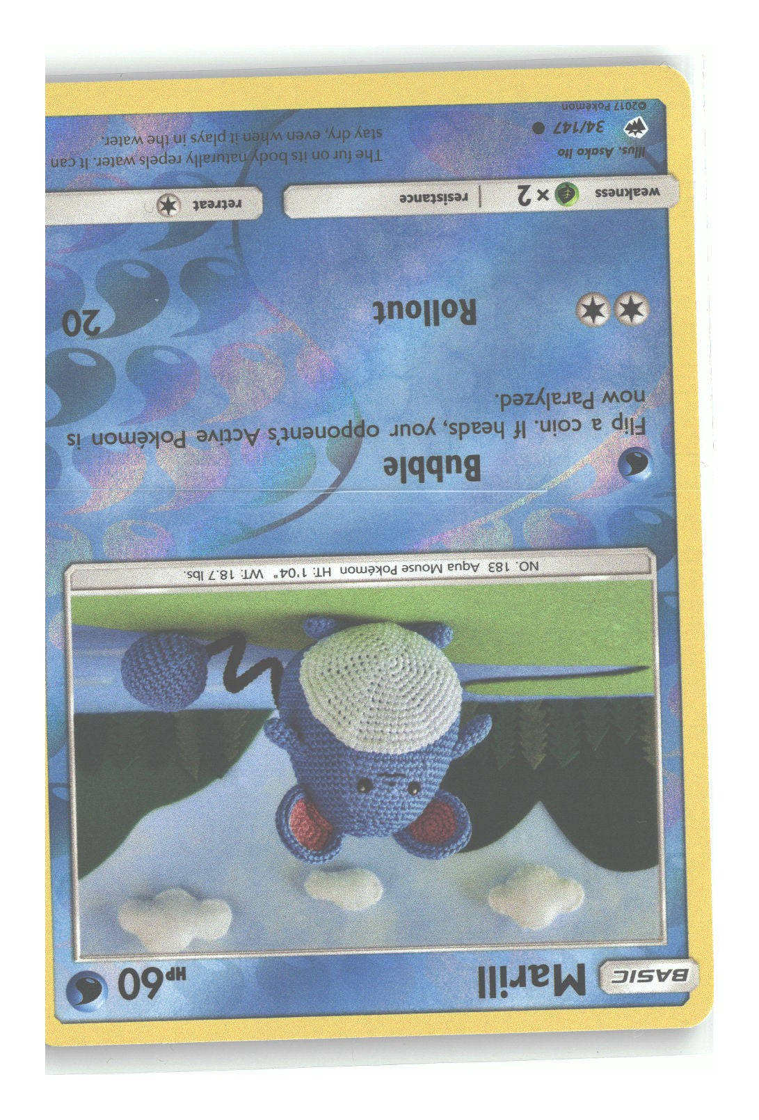34/147 Marill Common Reverse Holofoil
