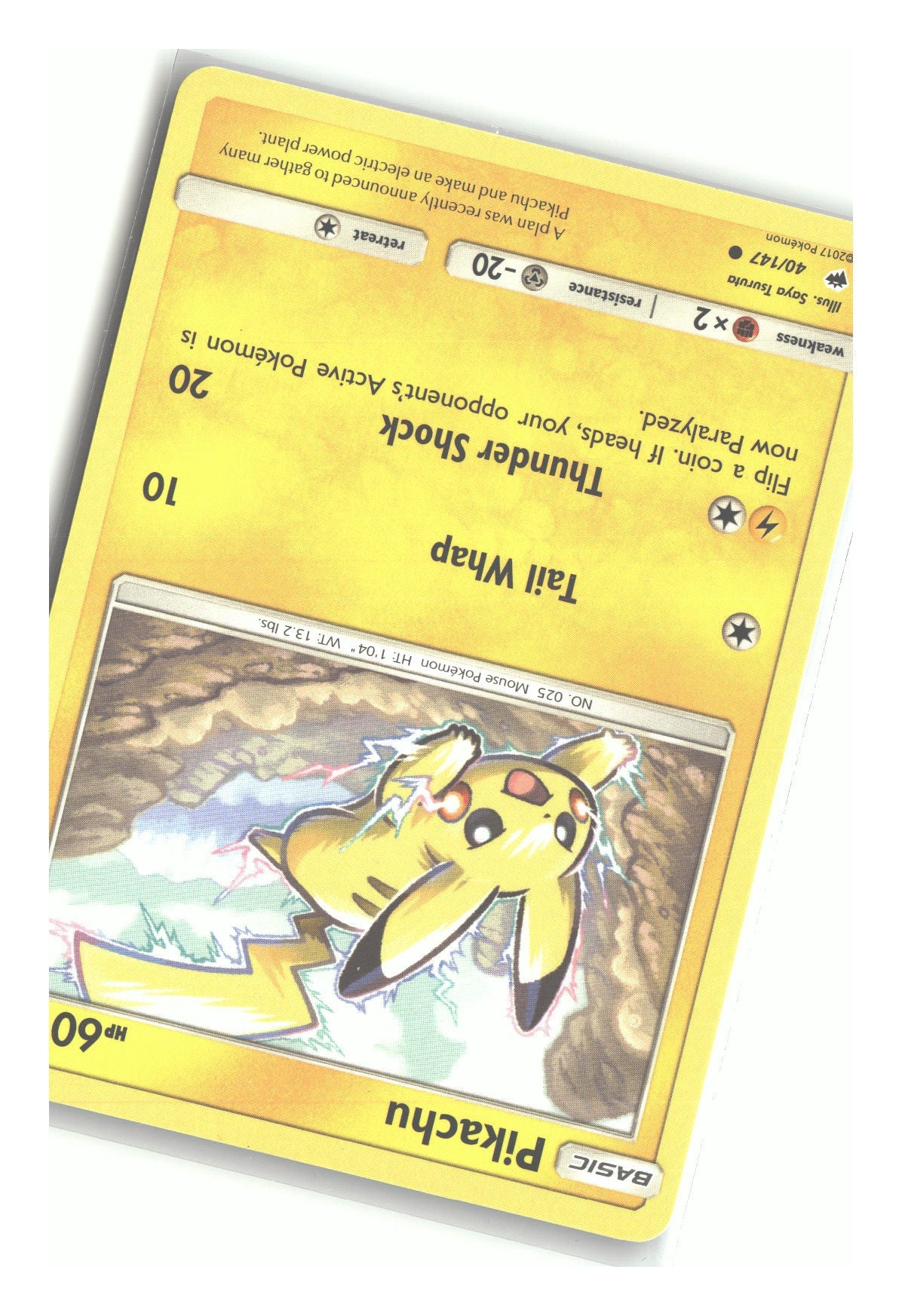 40/147 Pikachu Common Normal