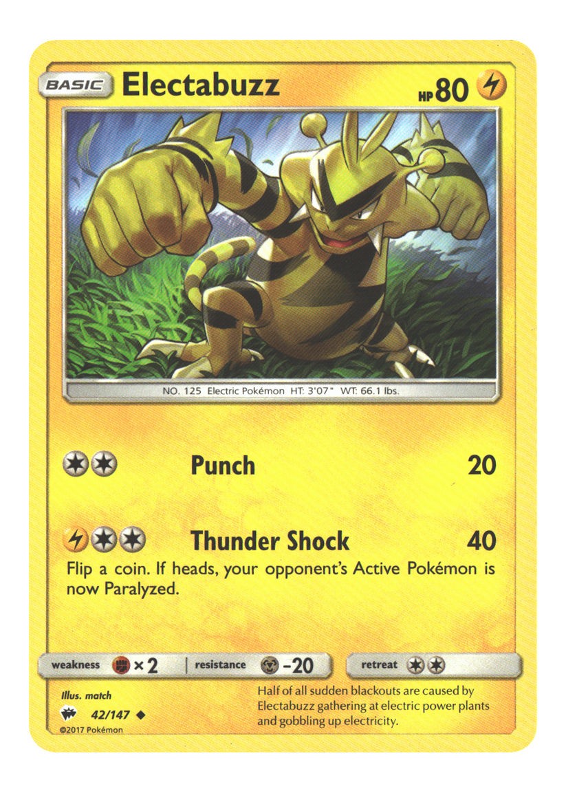 42/147 Electabuzz Uncommon Normal