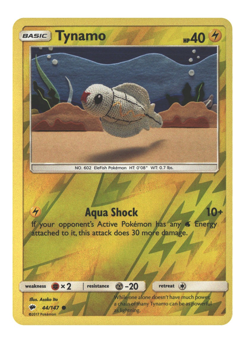 44/147 Tynamo Common Reverse Holofoil