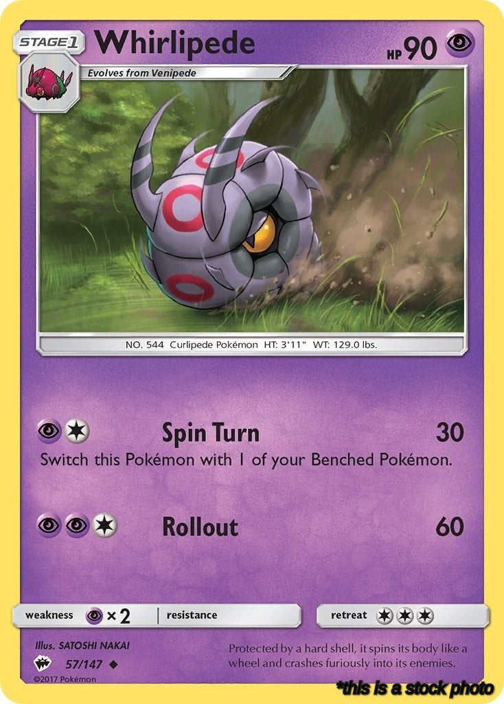 57/147 Whirlipede Uncommon Normal