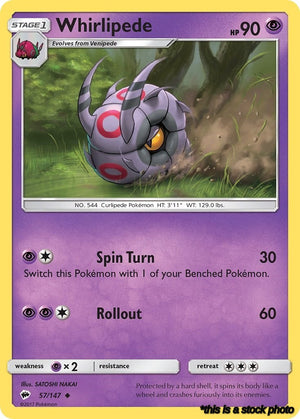 57/147 Whirlipede Uncommon Normal