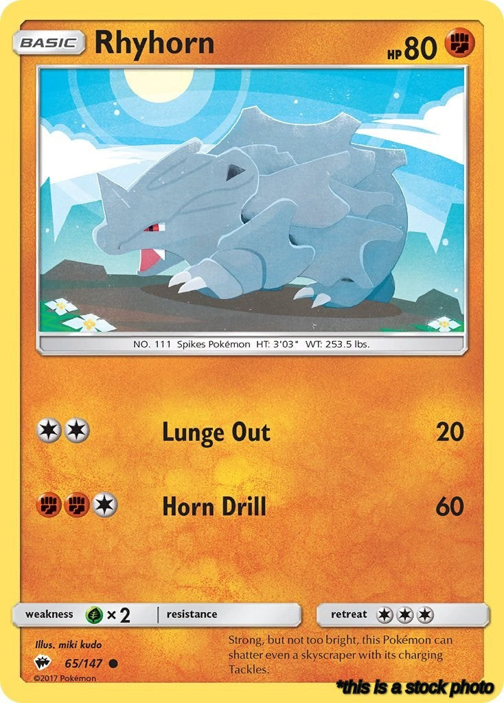 Normal Rhyhorn [65/147 Near Mint ]