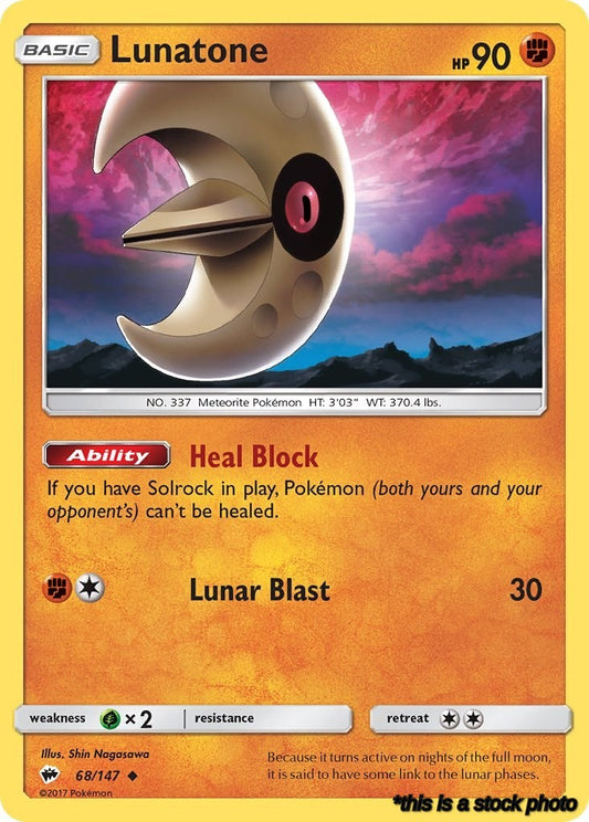 Normal Lunatone [68/147 Near Mint ]