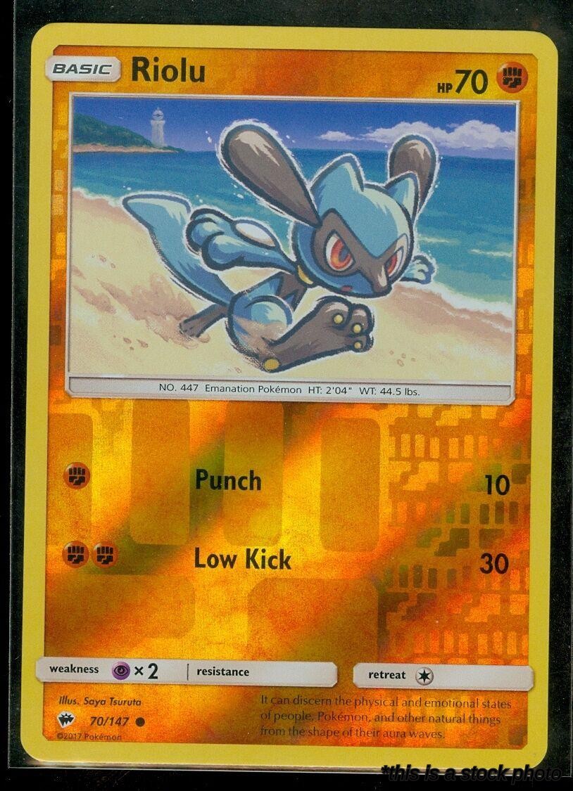 Reverse Holofoil Riolu [70/147 Near Mint ]