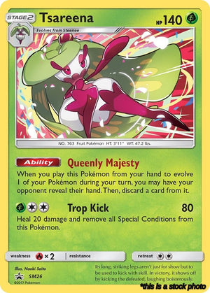SM26 Tsareena Promo Holofoil