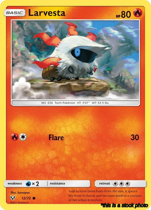 Common Larvesta [12/73 Lightly Played ]