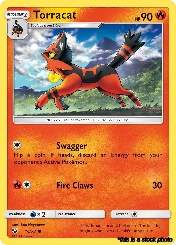 Normal Torracat [16/73 Lightly Played ]