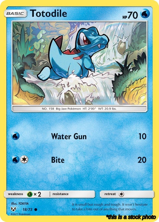 Common Totodile [18/73 Lightly Played ]