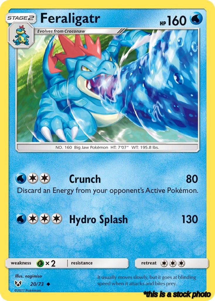 Uncommon Feraligatr [20/73 Lightly Played ]