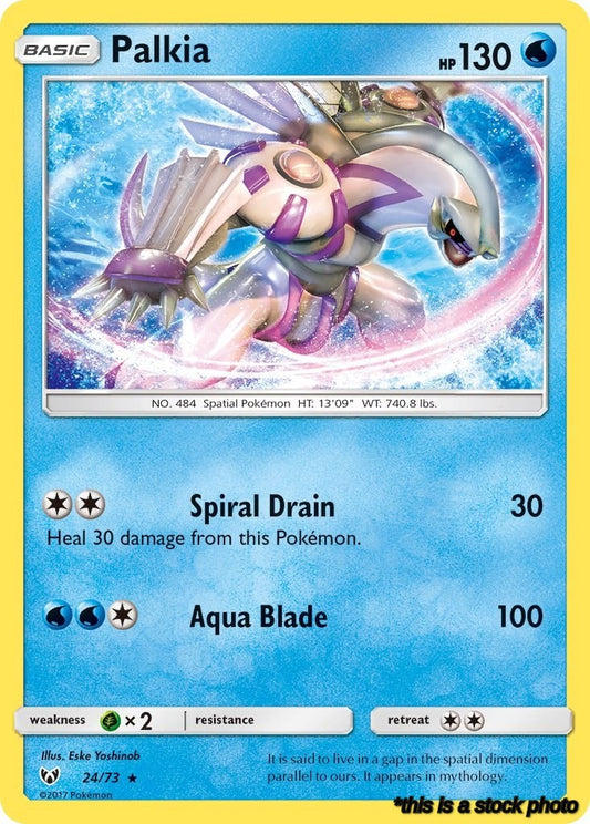 Reverse Holofoil Palkia [24/73 Lightly Played ]