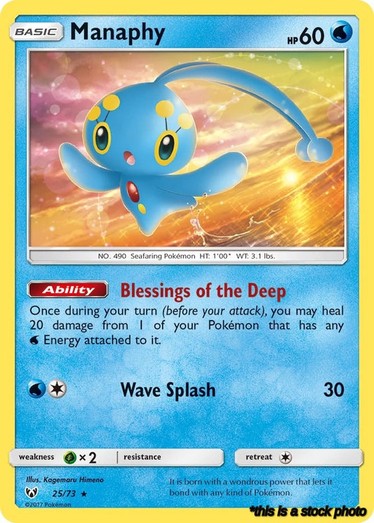 Holofoil Manaphy [25/73 Lightly Played ]