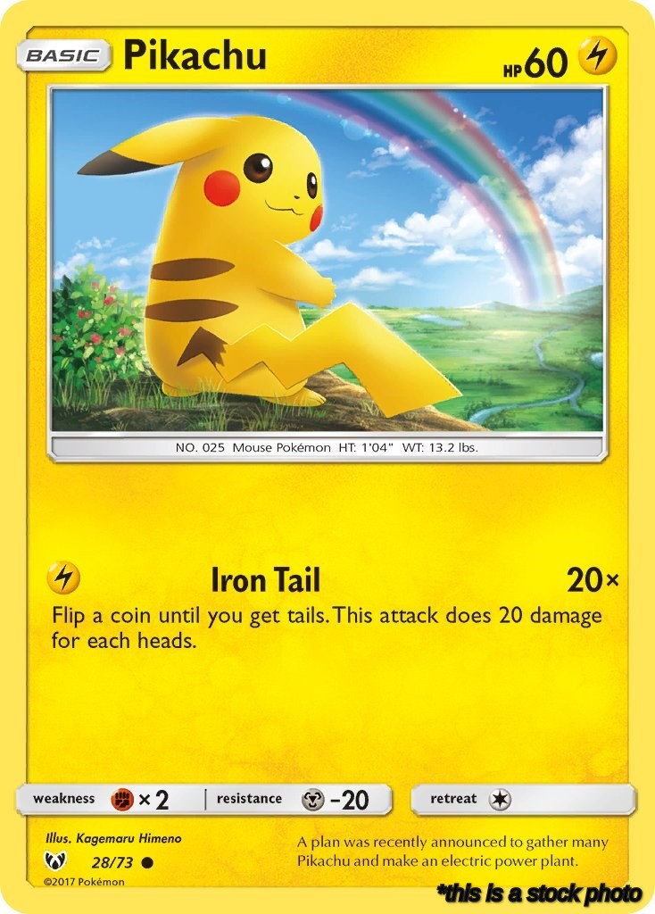 28/73 Pikachu Common Normal