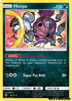 Holofoil Hoopa [55/73 Near Mint ]