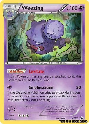 XY163 Weezing Promo Holofoil