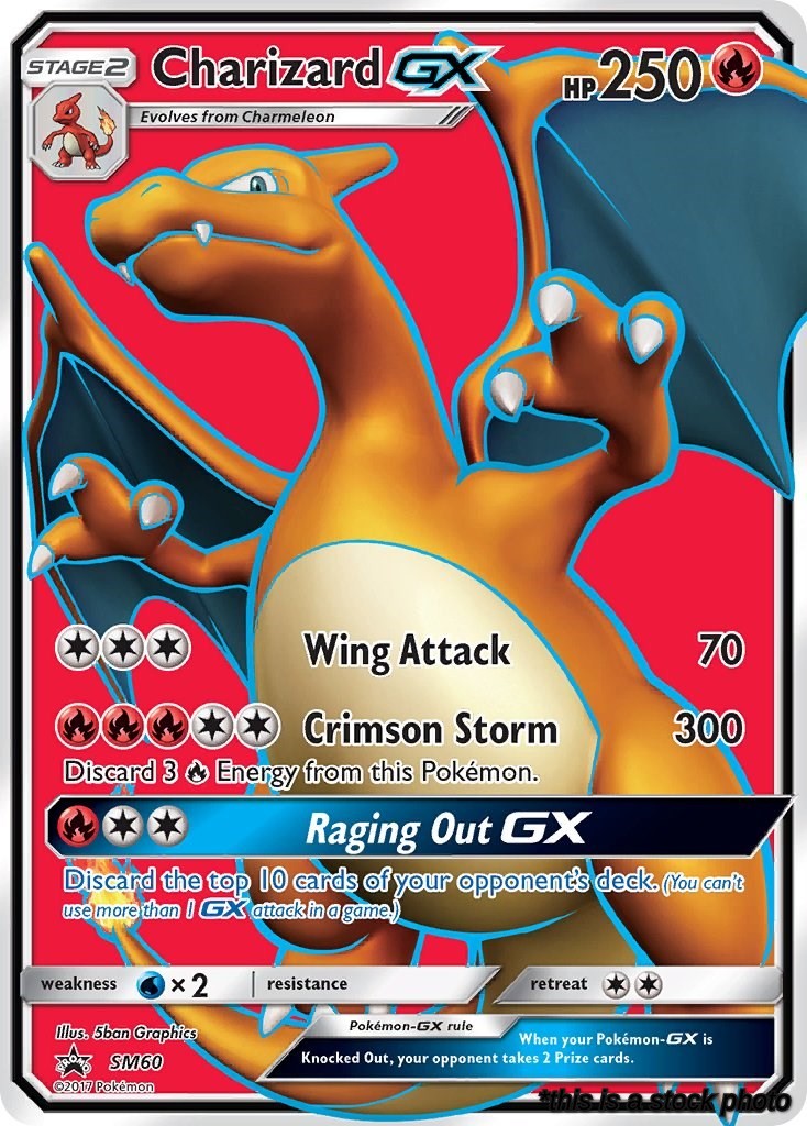 SM60 Charizard GX Promo Holofoil