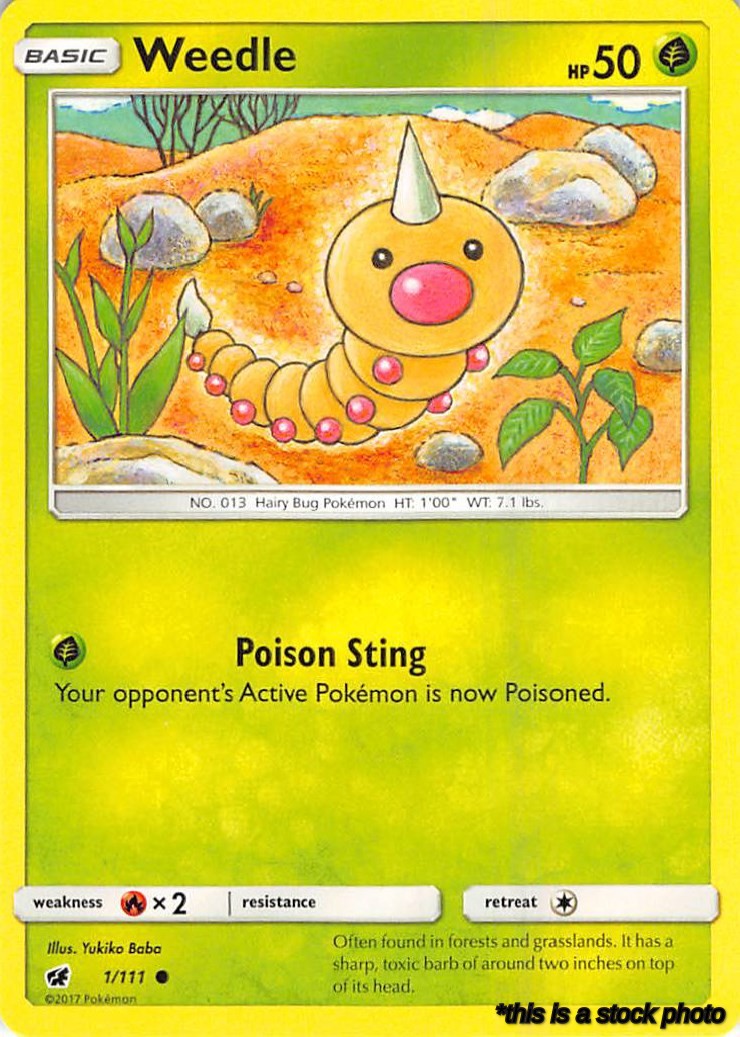 Normal Weedle [1/111 Near Mint ]