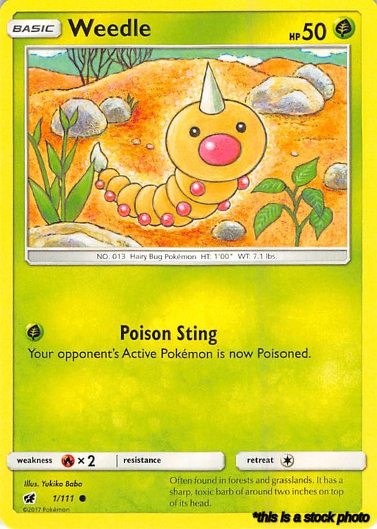 Normal Weedle [1/111 Near Mint ]