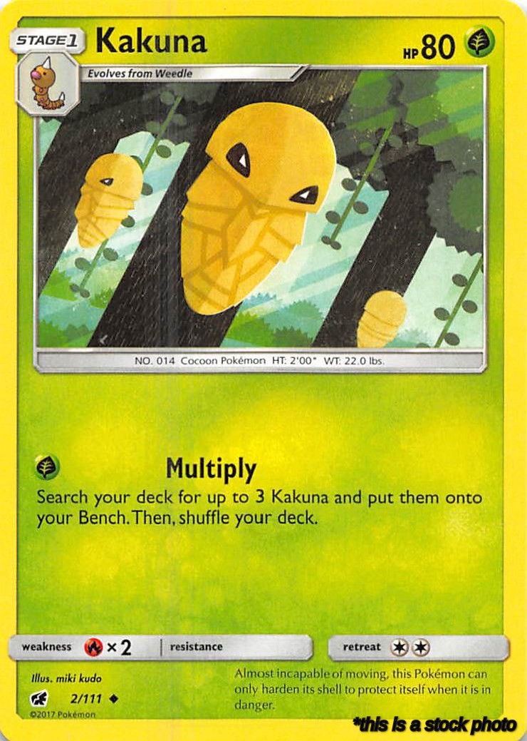 Uncommon Kakuna [2/111 Near Mint ]