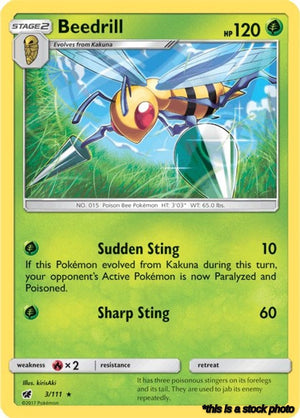 Normal Beedrill [3/111 Near Mint ]