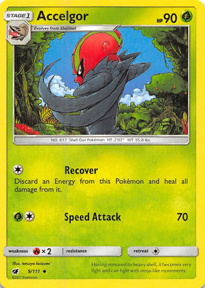 Uncommon Accelgor [9/111 Near Mint ]