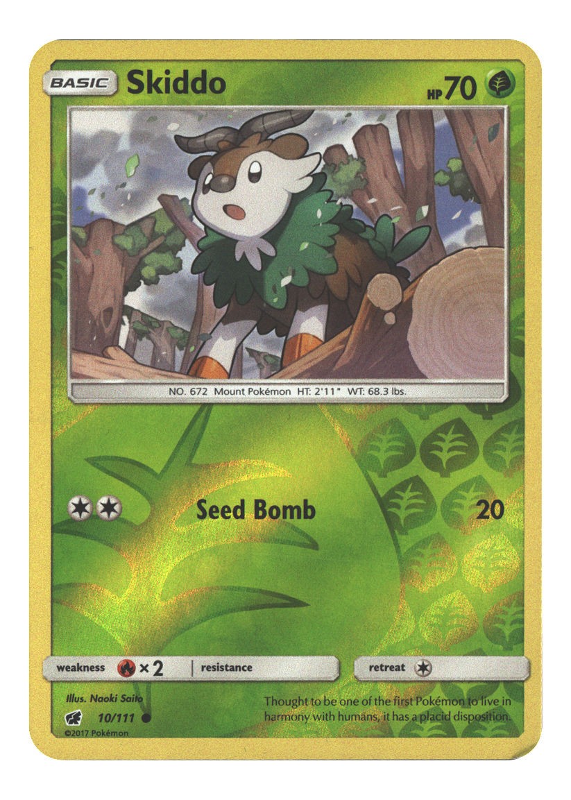10/111 Skiddo Common Reverse Holofoil