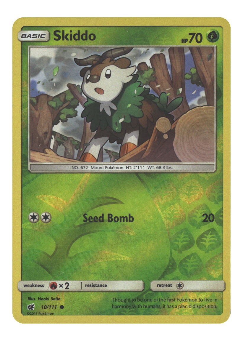 10/111 Skiddo Common Reverse Holofoil