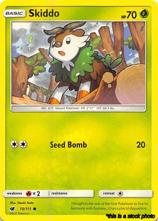 Normal Skiddo [10/111 Lightly Played ]