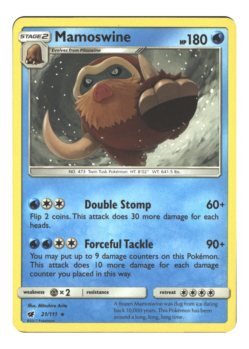 21/111 Mamoswine Rare Normal