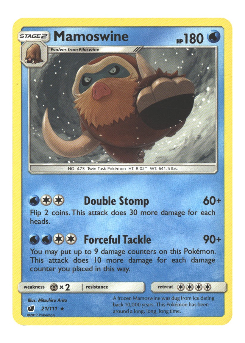 21/111 Mamoswine Rare Normal